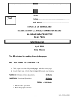 Maths Form Four Exam 2019@.pdf